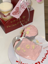 Load image into Gallery viewer, Strawberry Cups with Pink Flowers
