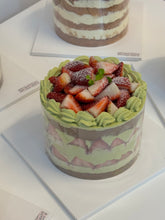 Load image into Gallery viewer, Matcha Strawberry Chiffon
